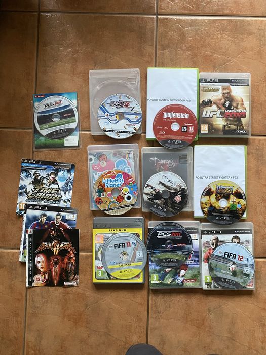Gry ps3, Time Crisis 4, Street Fighter IV ultra, wolfenstein