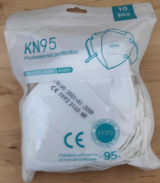 Mascara proteção KN95.