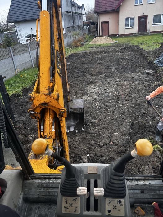 Uslugi koparka minikoparka wywrotka kostka brukowa