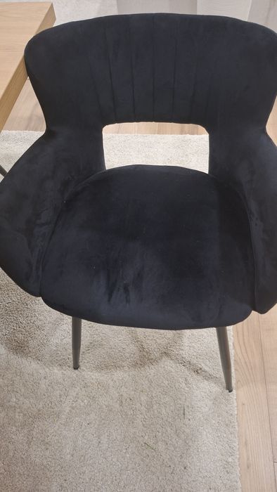 Cadeira preta para sala de jantar