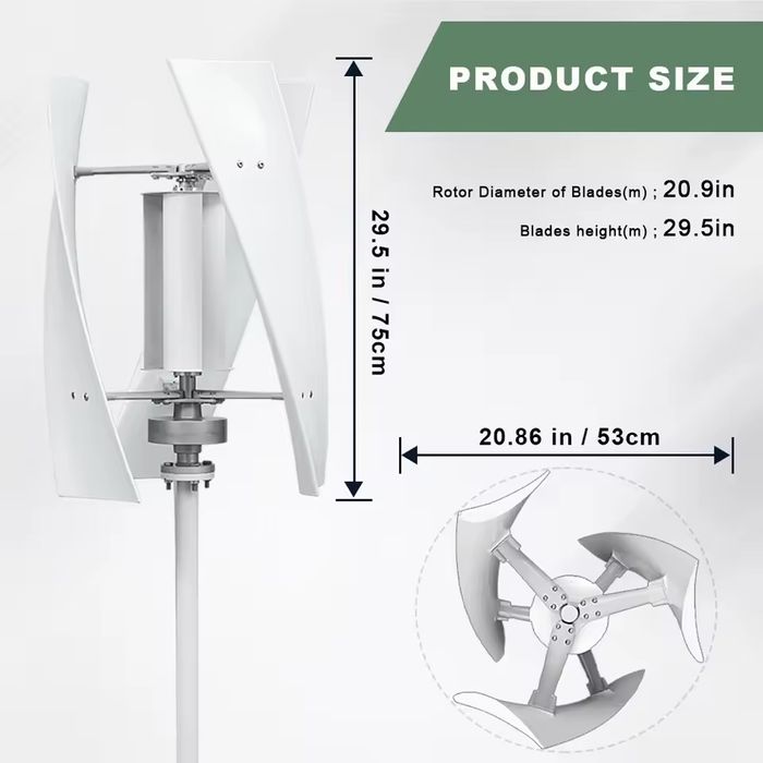 Вітрогенератор вертикальний