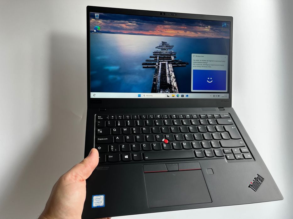 LENOVO ThinkPad X1 Carbon 7th 14" i5-8265U 16/256GB FHD W11P LTE Idealny FV23%
