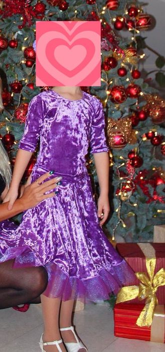 Бейсик рост 122-128см платье для танцев бейзик плаття танцевальное