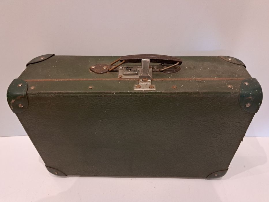 Stara DREWNIANA Walizka prl retro vintage turystyczna pewex