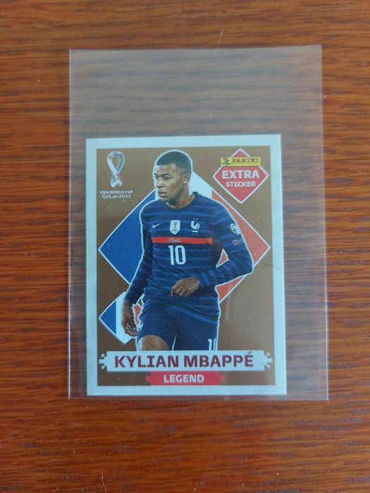 Kylian Mbappé Bronze Extra Sticker – FIFA World Cup Qatar 2022 Panini