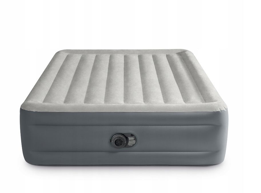 Materac Dmuchany Turystyczny z Pompką INTEX 203x152x46 Duży Prezent