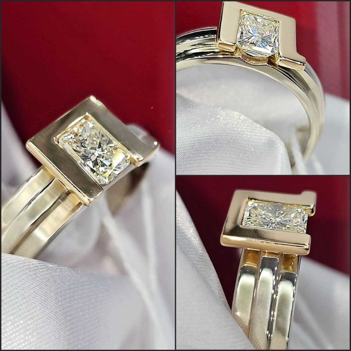 Каблучка 750 з діамантом 1,060 ct