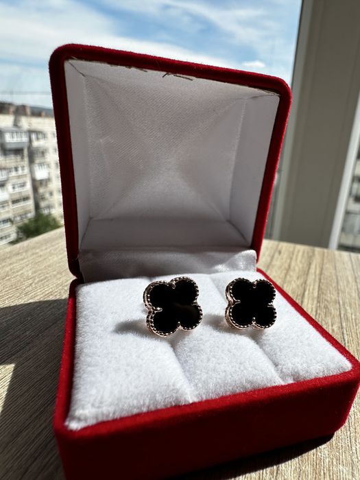 Сережки Van Cleef золото