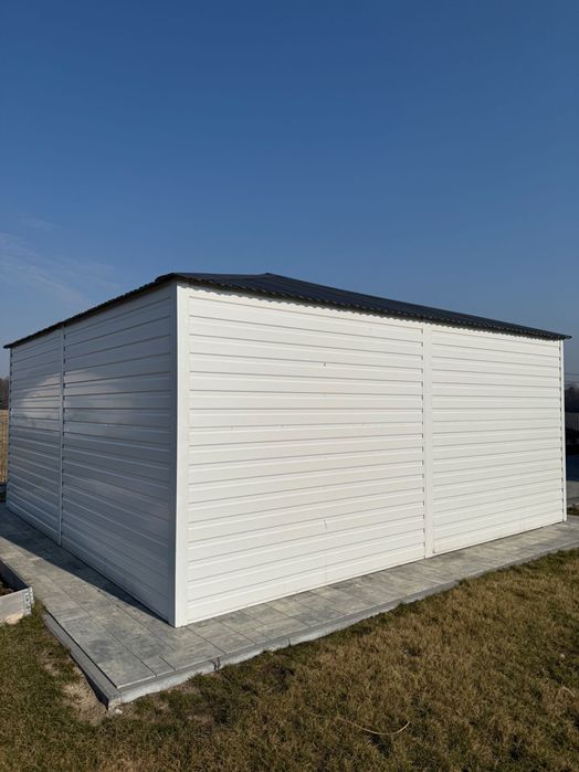 Garaż blaszany 5x5 m solidna konstrukcja