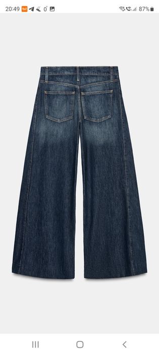 Damskie spodnie z szerokimi nogawkami