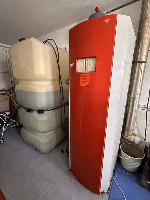 Caldeira a gasóleo + gasóleo