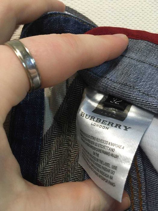 Джинсы Burberry (Синие)