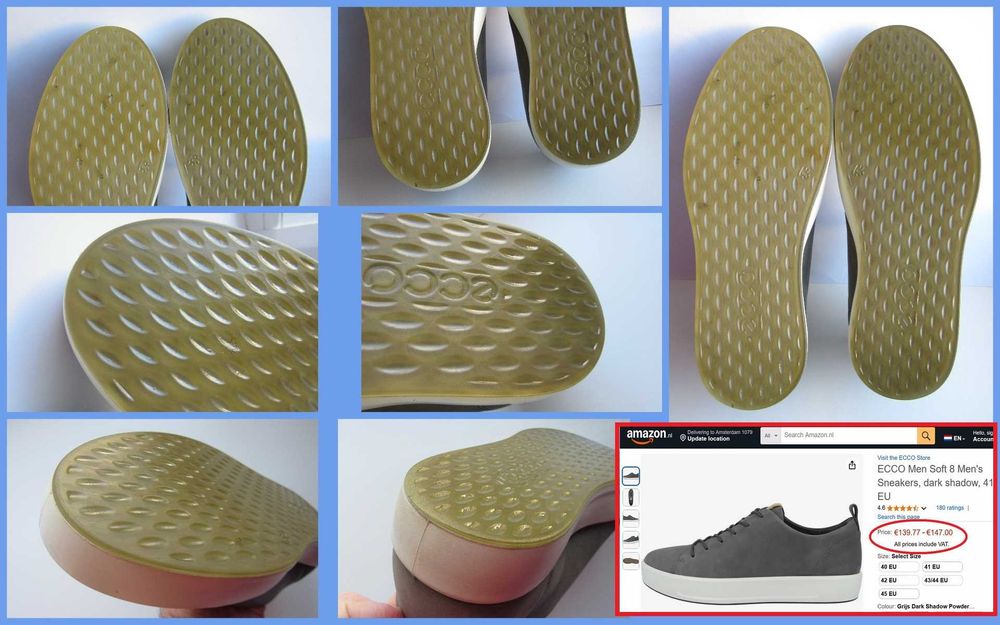 Кроссовки, сникеры, кеды Ecco Biom Soft 8 M Dark Shadow Edt. 43 (28см)