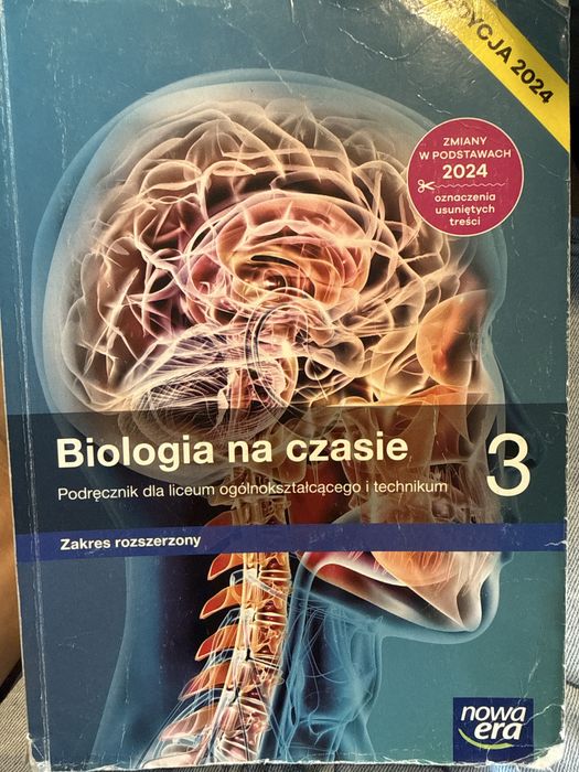 Ksiazka do biologi dla liceum klasa 3 rozszerzenie nowa era