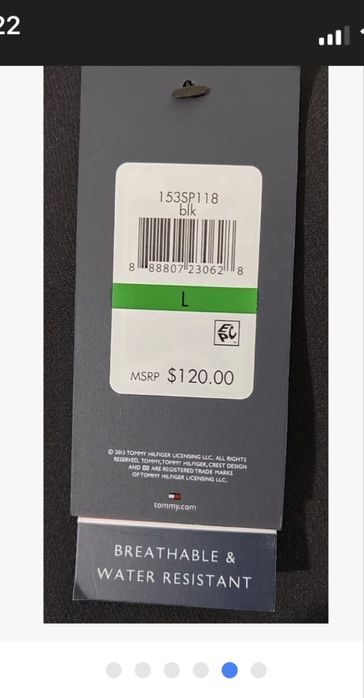 Жилет Tommy Hilfiger Breathable& Weter Resistan Originals