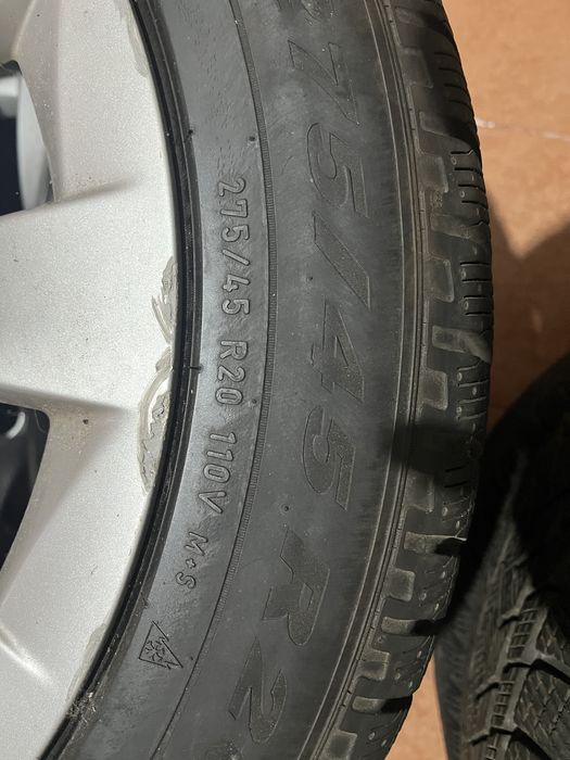 4 Jantes Tesla Model X Originais 20’’ com pneus de Neve