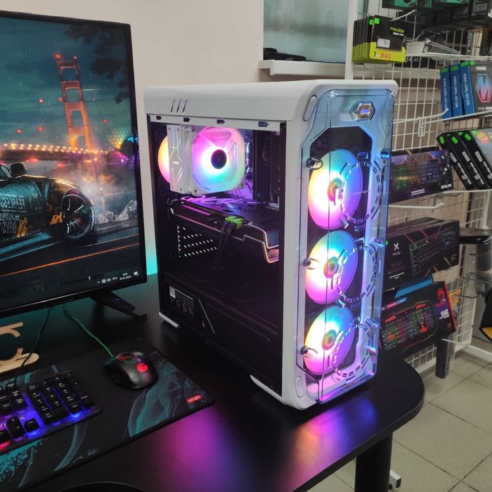 Компютер Новый Ryzen 5 5500, 16GB DDR4, XFX 6700XT 12GB, SSD512GB NVMe