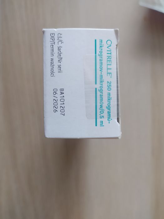 Zastrzyk owulacyjny Ovitrelle