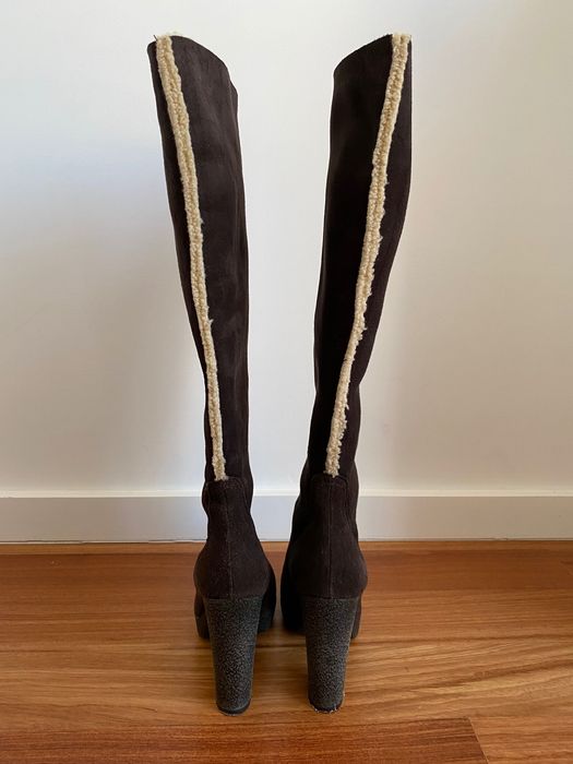 Botas knee high castanhas Miss Sixty