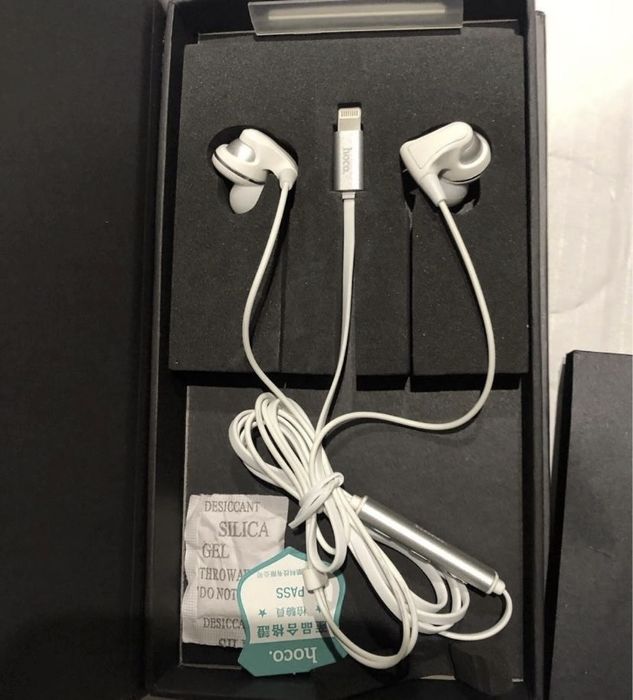 Hoco Ll Digital Lightning White наушники гарнитура