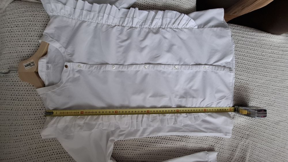 Biała koszula z długim rękawem Cool club  170 cm