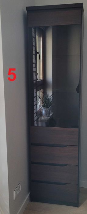 zestaw mebli BRW July 2 komody, witryna,szafka