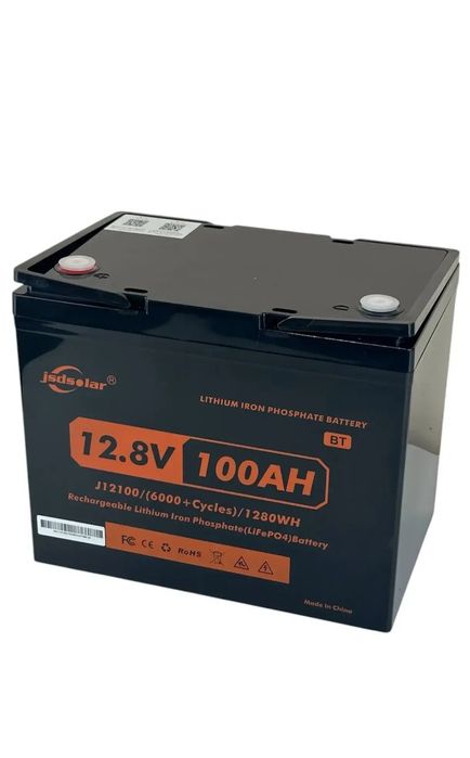Акумулятор батарея JSDSolar LiFePO4 12V/100AH (1280W*h) з блютузом!