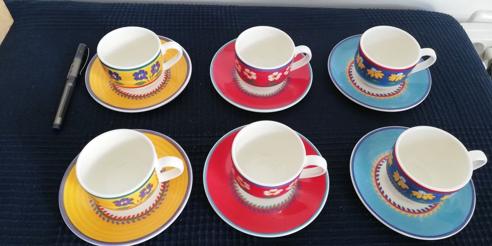 Conjunto 6 Chávenas Vista - Vista Alegre - Flower Fantasy