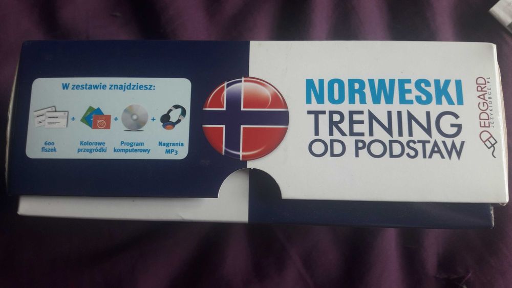 Norweski 600 fiszek trening od podstaw Edgard