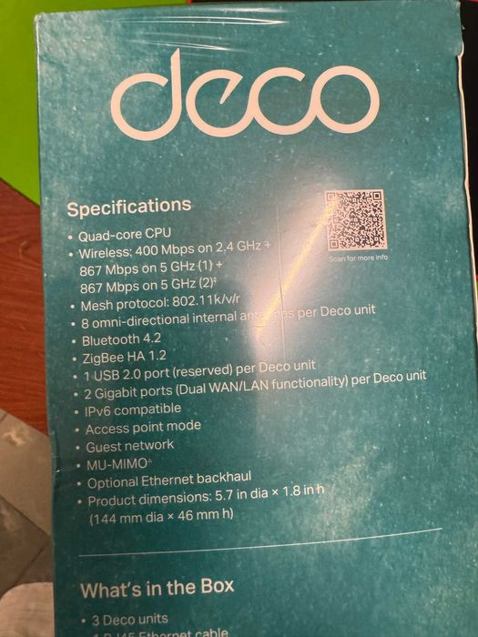 Domowy system WI-FI TP-LINK DECO M9 PLUS (3-pack)