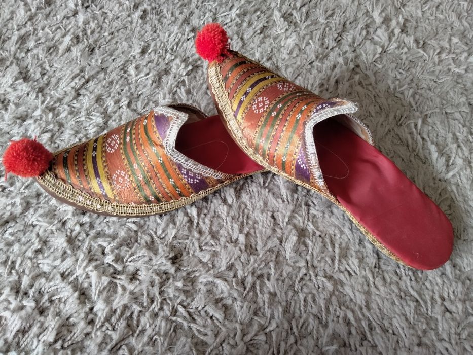 Babuchas da Turquia. Novas.  Artesanato.