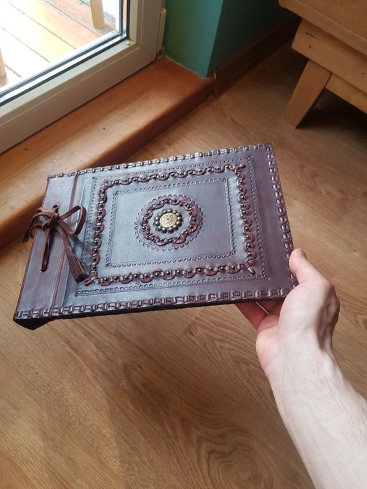 Album zabytkowy do zdjęć skórzany, jedyny taki