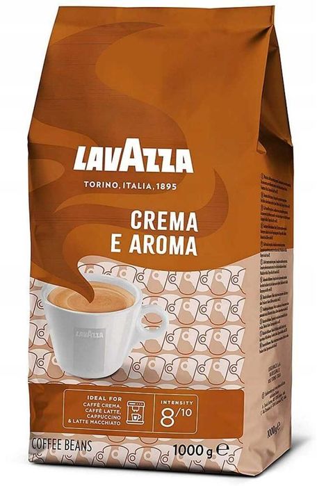 Kawa ziarnista mieszana Lavazza Crema e Aroma 1kg - większa ilość FV