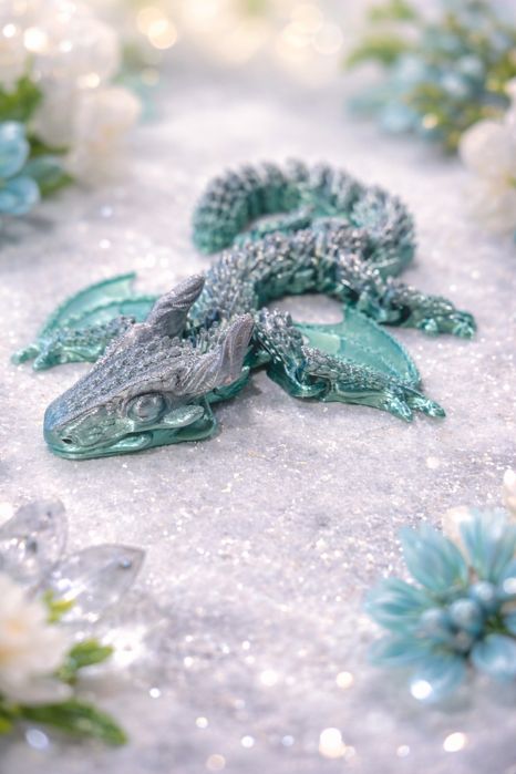 Dragão articulado 28 cm,  toys.