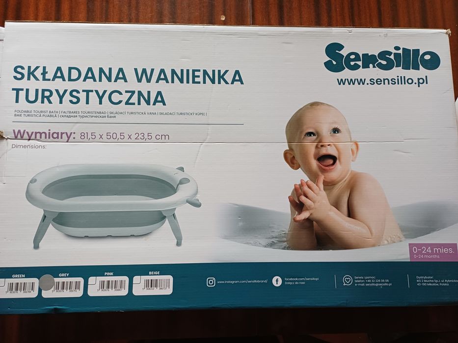 Wanienka składana Sensillo