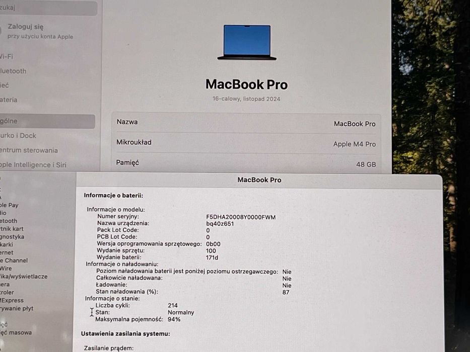 Apple Macbook Pro 16 M4 48GB ramu 512GB MDM