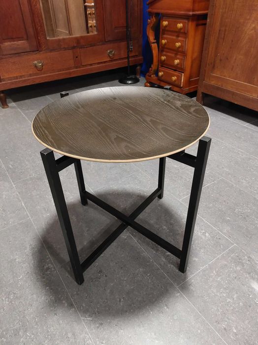 Mesa de centro dobravel de madeira