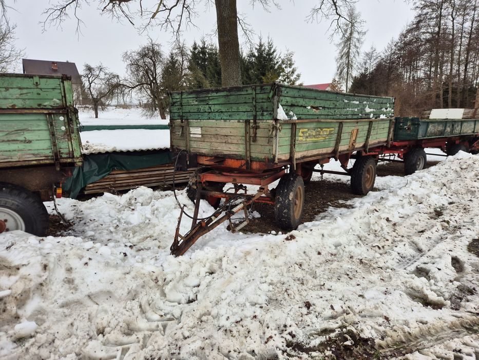 Przyczepa, trzystronny wywrot