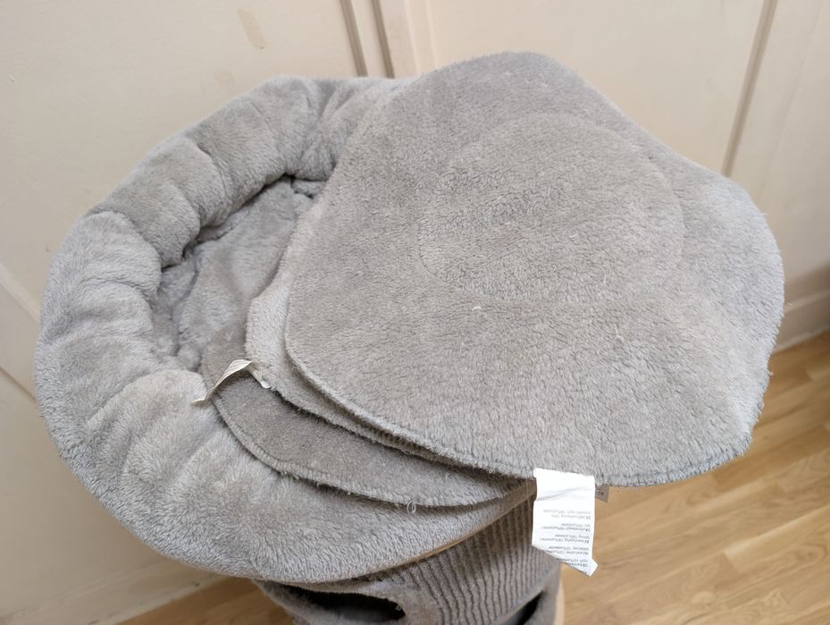 Natural Paradise Primrose Drapak Wieża dla kota XXL Szara NAJWIĘKSZA U