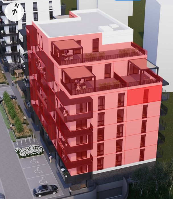 Nowoczesne mieszkanie na sprzedaż 32,78 m² +2 mc postojowe +komórka!