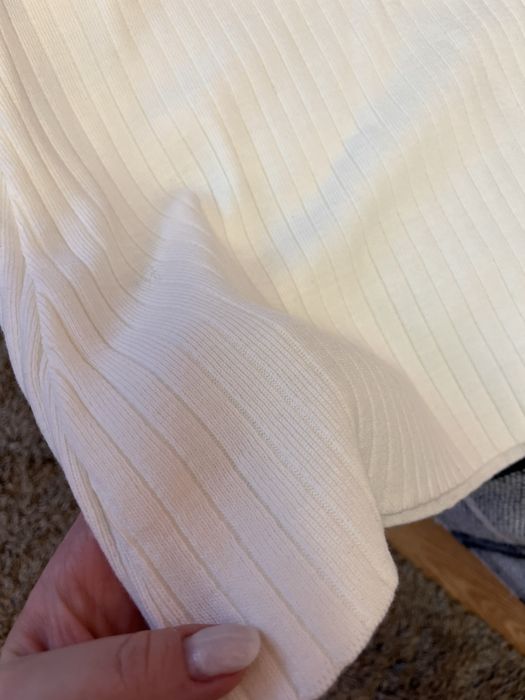 Юбка міді біла молочна