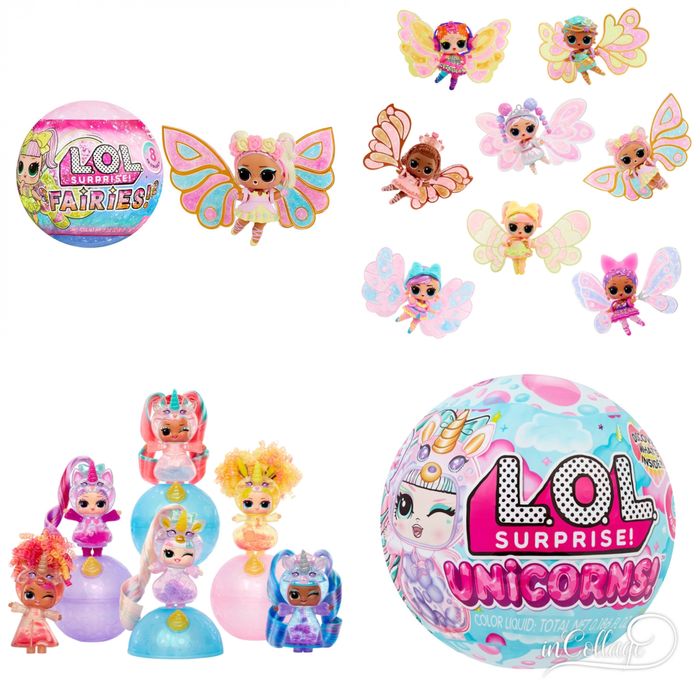 Lol fairies unicorns neon pop феї єдинороги