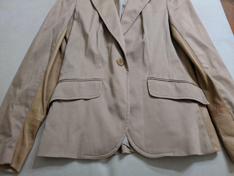 Blazer bege da Zara costumizado