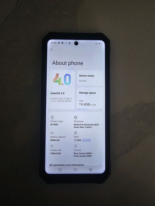 Vendo Blackview BL9000 Pro