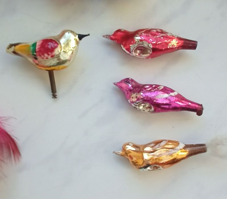Bombki choinkowe PRL-zestaw 10 sztuk