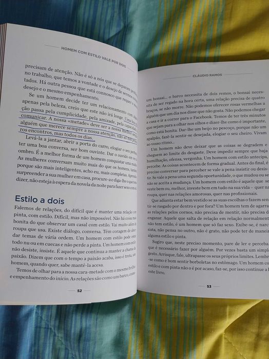 "A Man with Style Is Worth Two", Cláudio Ramos64285905683971124