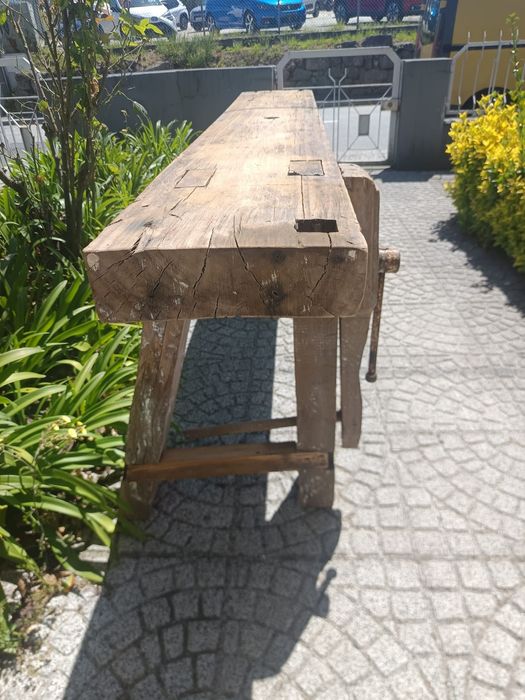 Bancada de trabalho de carpinteiro antiga