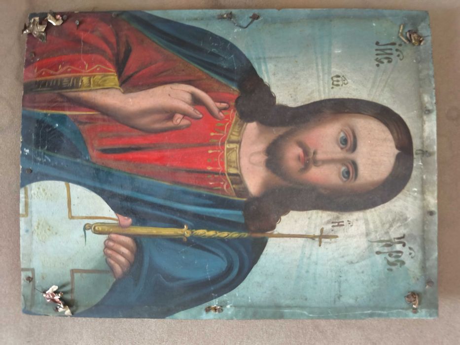 Пара старинных икон