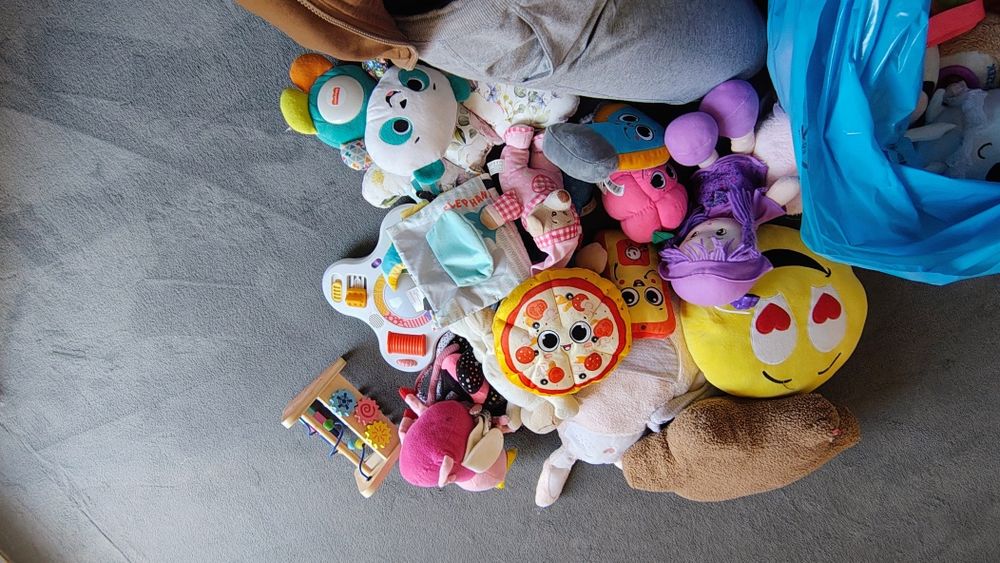 Oddam duży worek pluszaków za słodycze