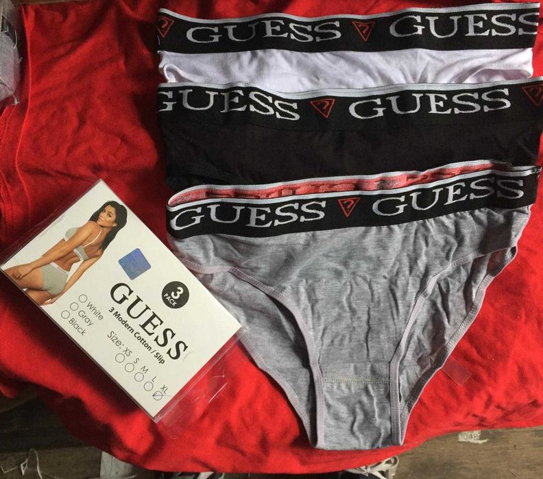 3pak CK Majtki Stringi Damskie Calvin Klein Guess Tommy S M L XL